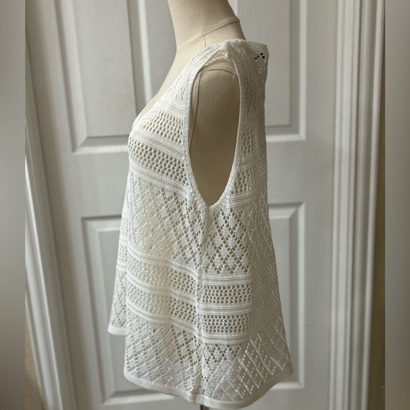 SHEIN White Crochet Swim Coverup - Picture 7 of 7